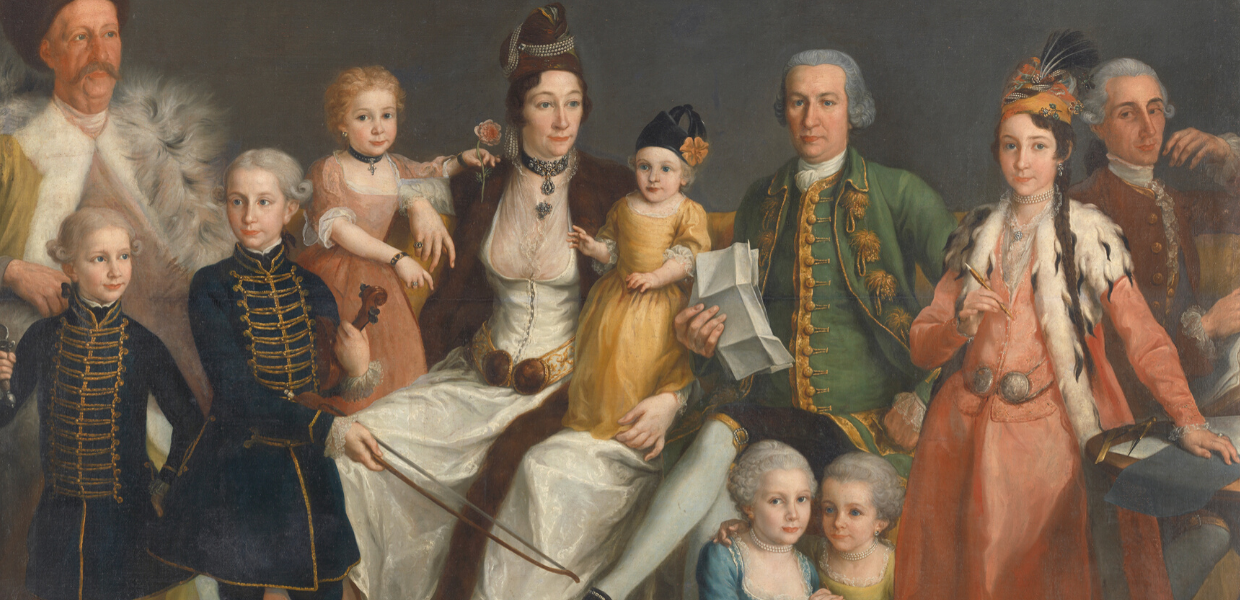 A portrait of a family